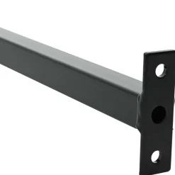vidaXL Verstelbare raamveiligheidsbalk Zwart 710 -1200 mm Staal
