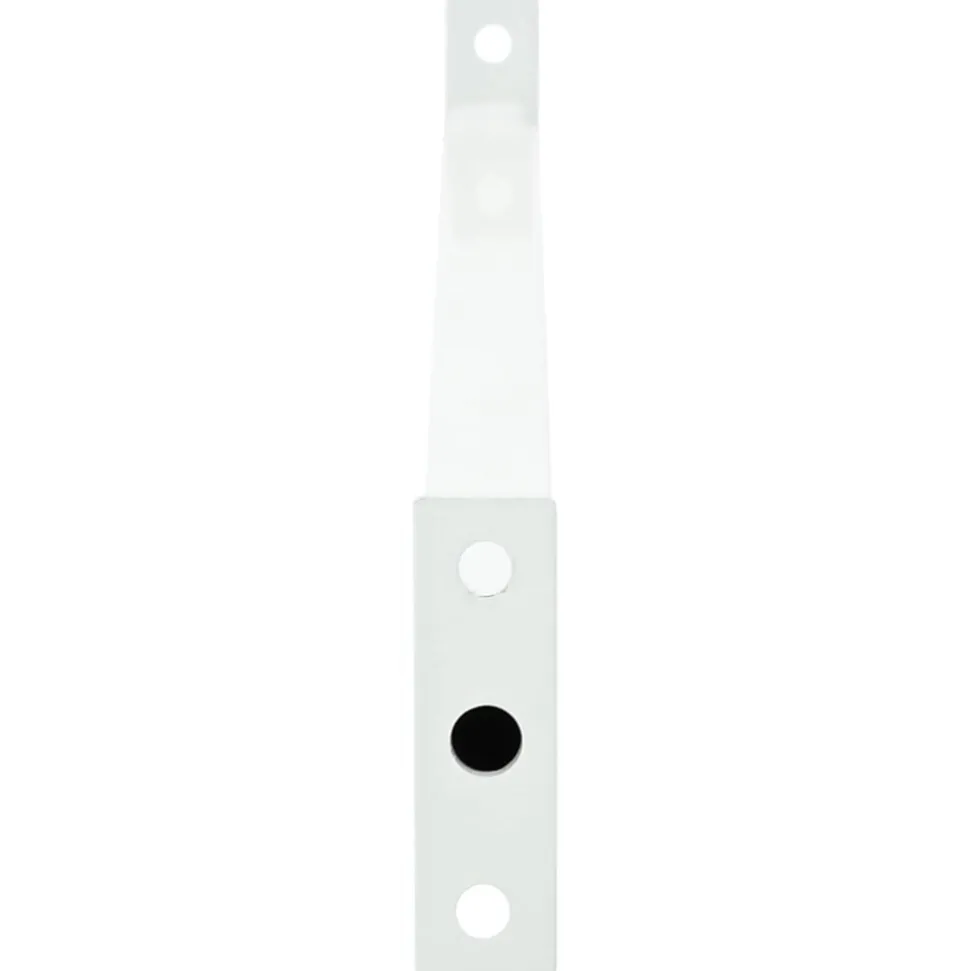vidaXL Verstelbare raamveiligheidsbalk Wit 710 -1200 mm Staal