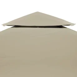 vidaXL Vervangend tentdoek prieel 310 g/m² 3x3 m beige