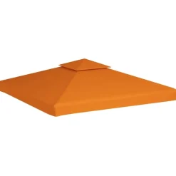 vidaXL Vervangend tentdoek prieel 310 g/m² 3x3 m oranje
