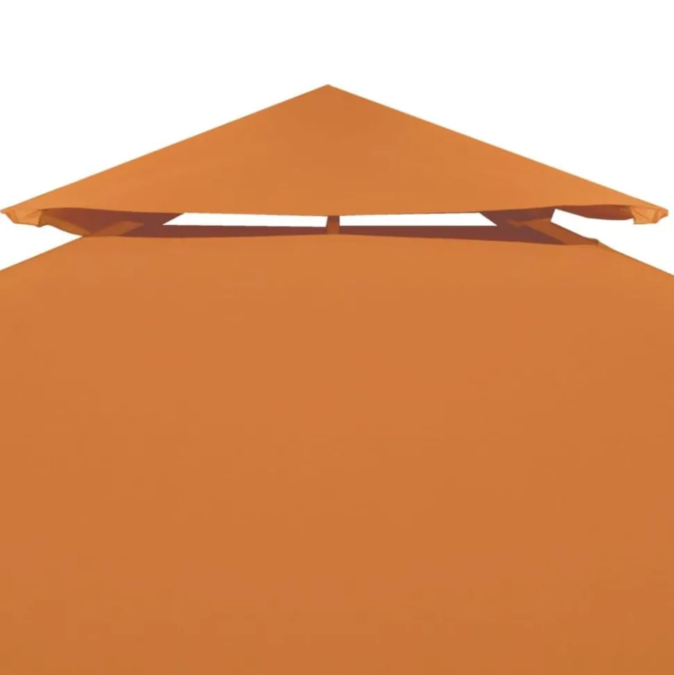 vidaXL Vervangend tentdoek prieel 310 g/m² 3x3 m oranje