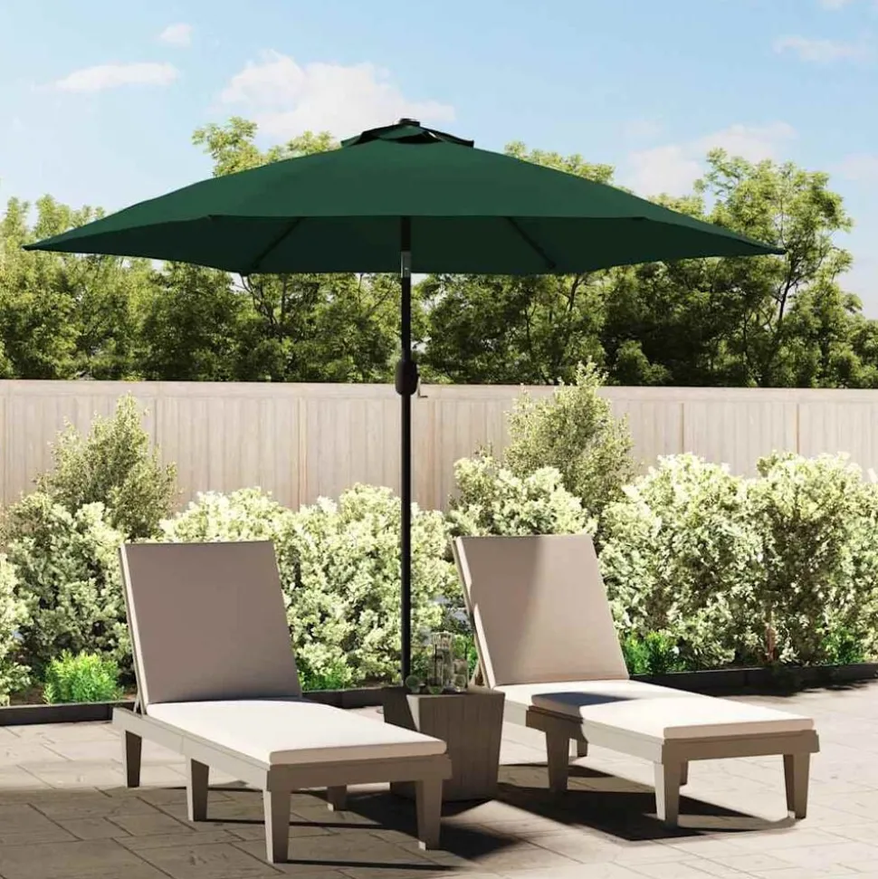 vidaXL Vervangingsdoek voor parasol 300 cm groen