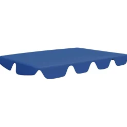 vidaXL Vervangingsluifel voor schommelbank 188/168x145/110 cm blauw