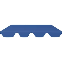 vidaXL Vervangingsluifel voor schommelbank 188/168x145/110 cm blauw