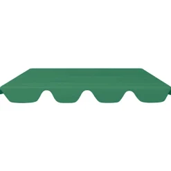 vidaXL Vervangingsluifel voor schommelbank 188/168x145/110 cm groen