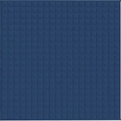 vidaXL Verzwaringsdeken 200x200 cm 13 kg stof blauw