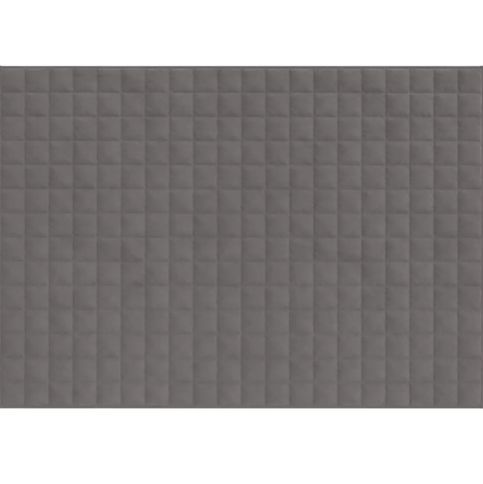 vidaXL Verzwaringsdeken 150x200 cm 7 kg stof grijs