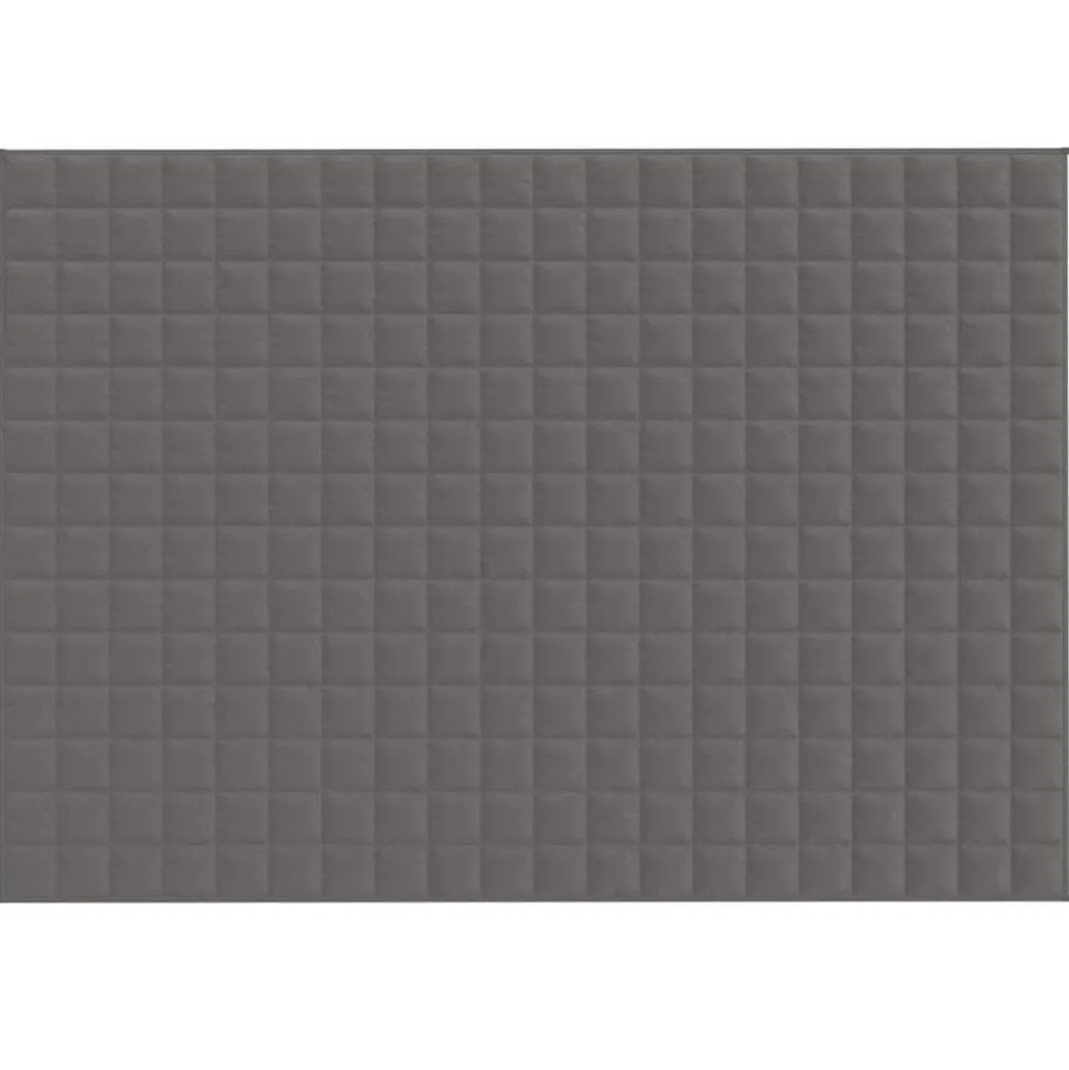 vidaXL Verzwaringsdeken 138x200 cm 6 kg stof grijs