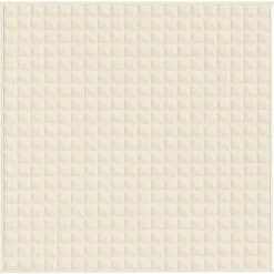 vidaXL Verzwaringsdeken 200x200 cm 13 kg stof lichtcrèmekleurig