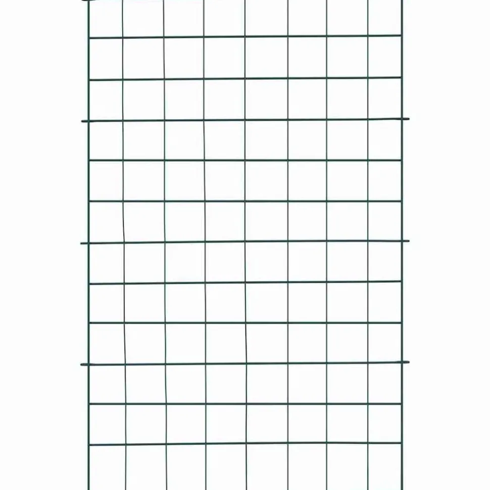 vidaXL Vijverhekken Set 8 pcs Groen 50 x 80 cm Staal