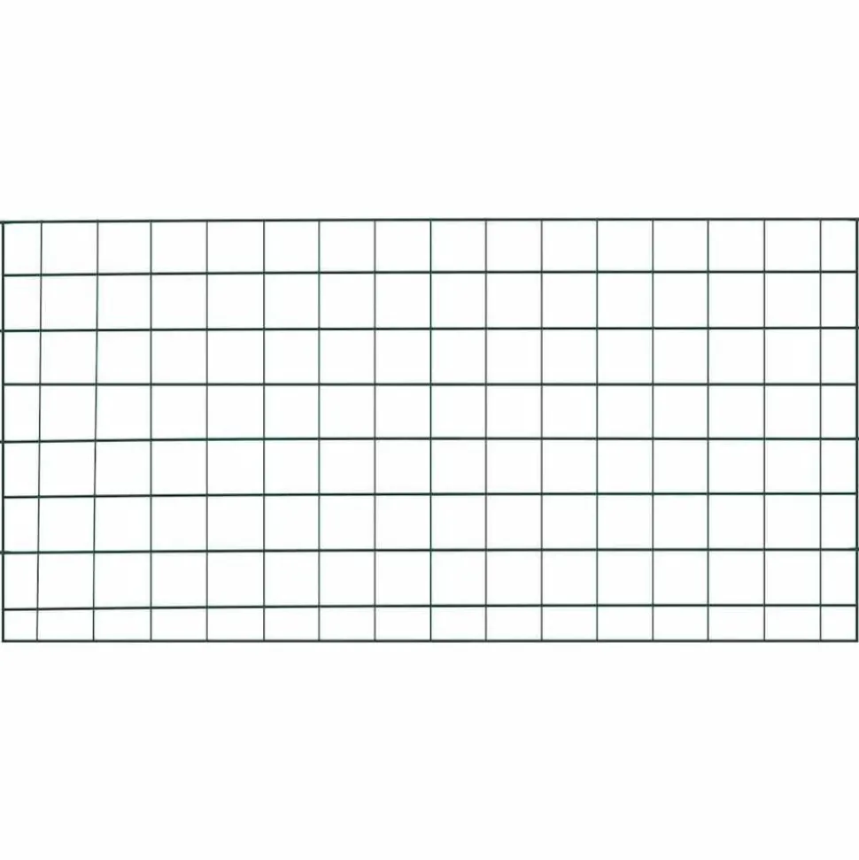 vidaXL Vijverhekken Set 5 pcs Groen 100 x 50 cm Staal