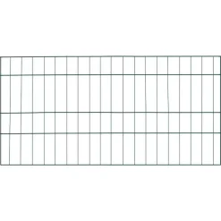 vidaXL Vijverhekken Set 5 pcs Groen 100 x 50 cm Staal