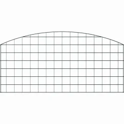 vidaXL Vijverhekken Set 5 pcs Groen 100 x 50 cm Staal