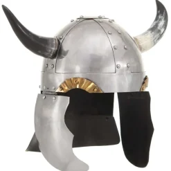 vidaXL Vikinghelm fantasie LARP staal zilverkleurig