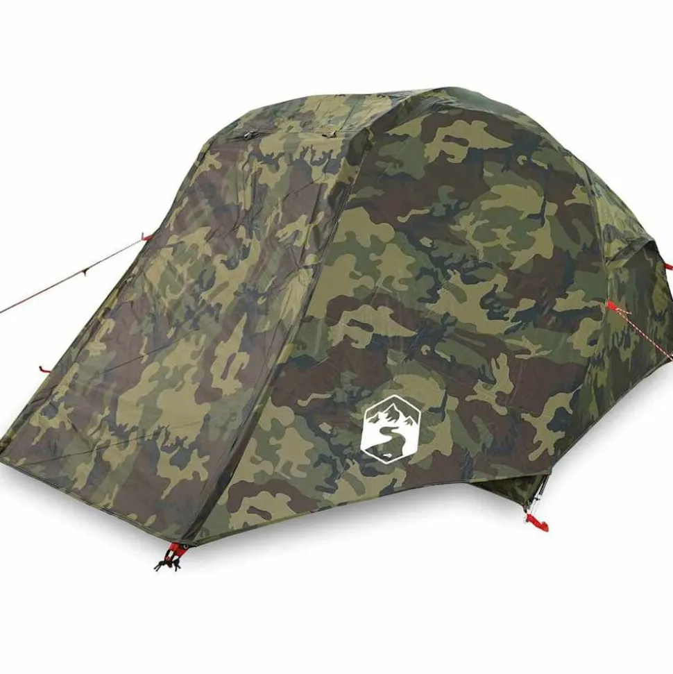 vidaXL Vistent 3-persoons camouflage waterdicht