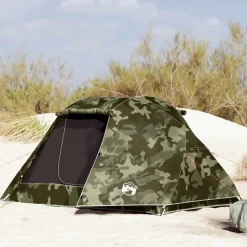 vidaXL Vistent 3-persoons camouflage waterdicht