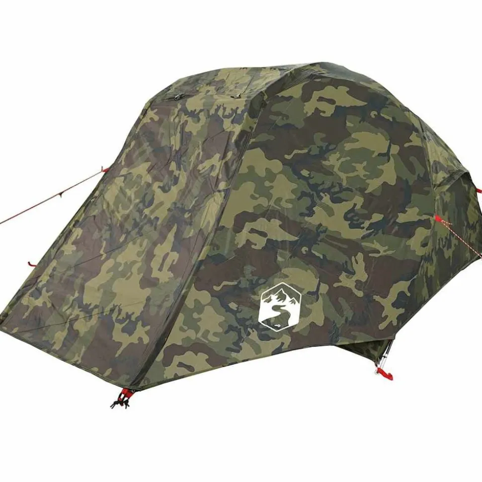 vidaXL Vistent 3-persoons camouflage waterdicht