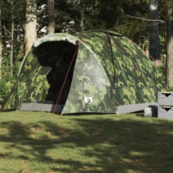 vidaXL Vistent 2-persoons waterdicht camouflage