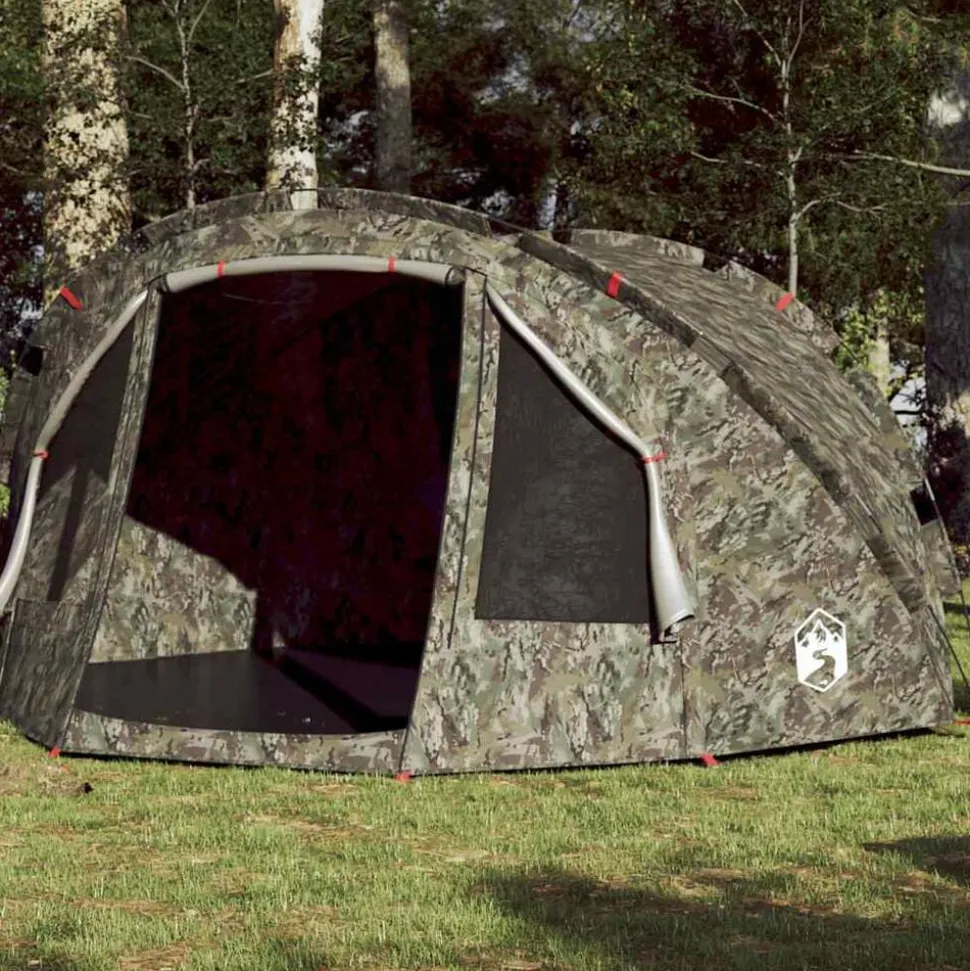 vidaXL Vistent 4-persoons waterdicht camouflage