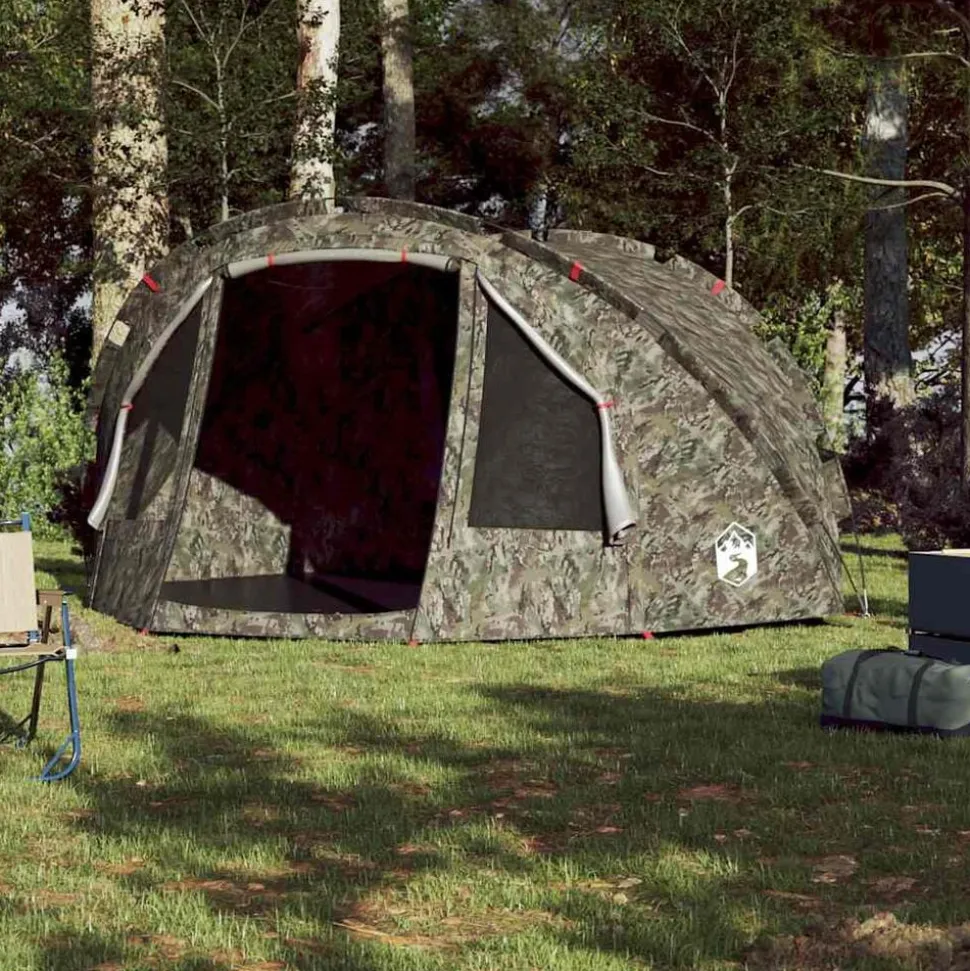 vidaXL Vistent 4-persoons waterdicht camouflage