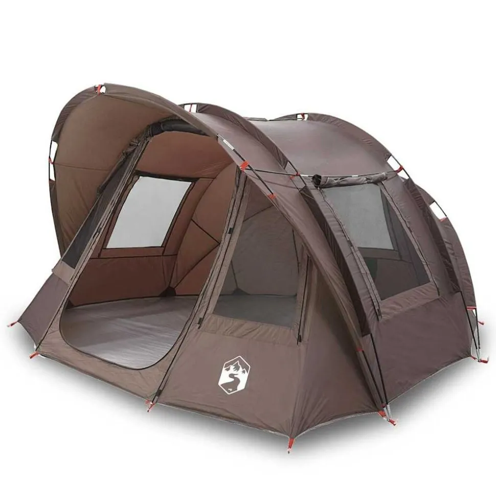 vidaXL Vistent 2-persoons waterdicht bruin