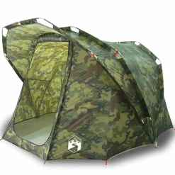 vidaXL Vistent 4-persoons waterdicht camouflage