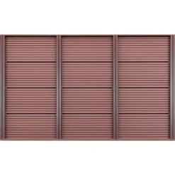 vidaXL Vloerelement voor solardouche 101x63x5,5 cm HKC bruin