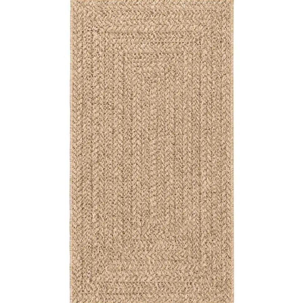 vidaXL Vloerkleed ZIZUR binnen en buiten 80x150 cm jute look