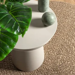 vidaXL Vloerkleed ZIZUR binnen en buiten 90 cm jute look