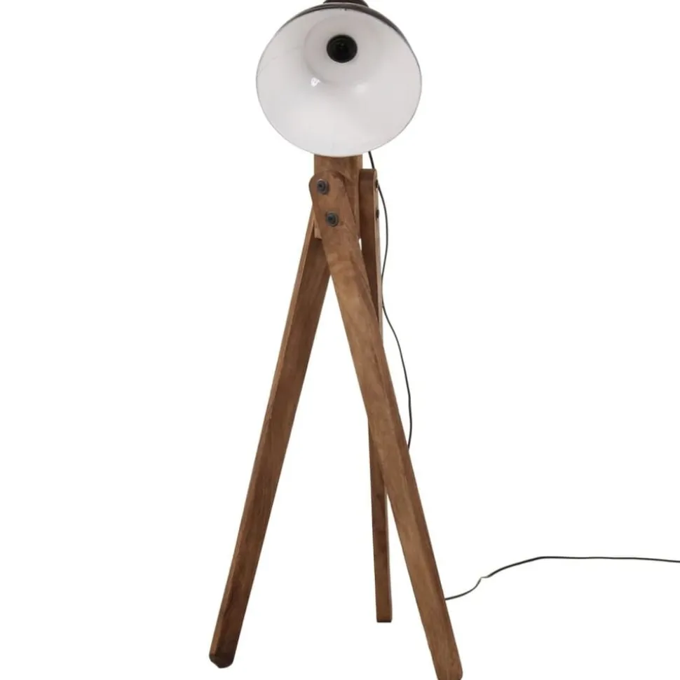 vidaXL Vloerlamp 25 W E27 45x45x120 cm zwart