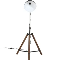 vidaXL Vloerlamp 25 W E27 75x75x90-150 cm zwart