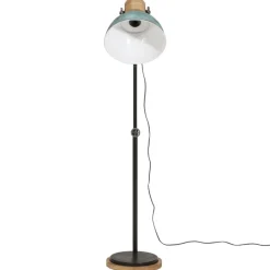 vidaXL Vloerlamp 25 W E27 30x30x100-150 cm verweerd blauw