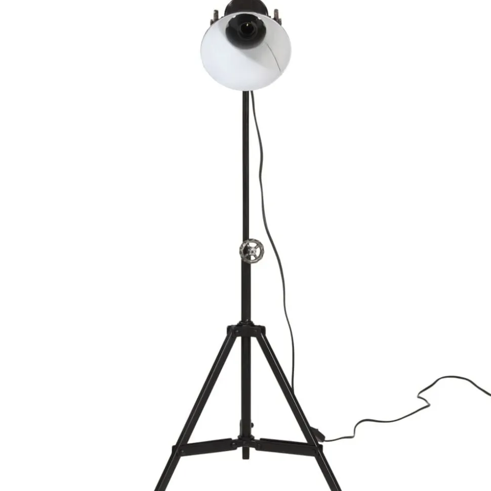 vidaXL Vloerlamp 25 W E27 35x35x65/95 cm zwart