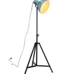 vidaXL Vloerlamp 25 W E27 61x61x90/150 cm verweerd blauw