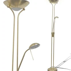 vidaXL Vloerlamp LED dimbaar 23 W