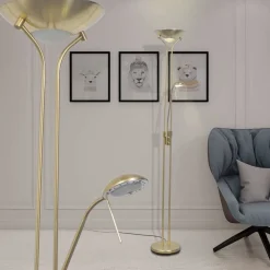 vidaXL Vloerlamp LED dimbaar 23 W