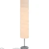 vidaXL Vloerlamp met standaard E27 121 cm wit