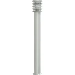 vidaXL Vloerlamp voor buiten 110 cm roestvrijstaal zilverkleurig