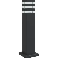 vidaXL Vloerlampen voor buiten 50 cm aluminium zwart