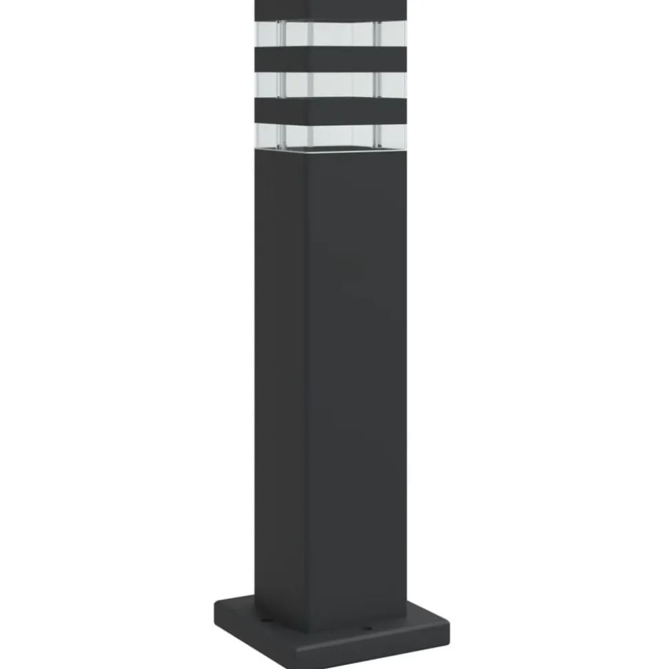 vidaXL Vloerlampen voor buiten 50 cm aluminium zwart