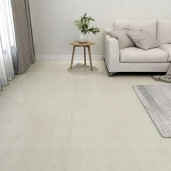 vidaXL Vloerplanken 55 pcs Crème 5,11 m² PVC