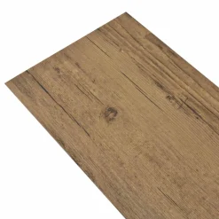 vidaXL Vloerplanken 18 pcs Walnoot Bruin 5,26 m² PVC