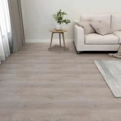 vidaXL Vloerplanken 55 pcs Taupe 5,11 m² PVC