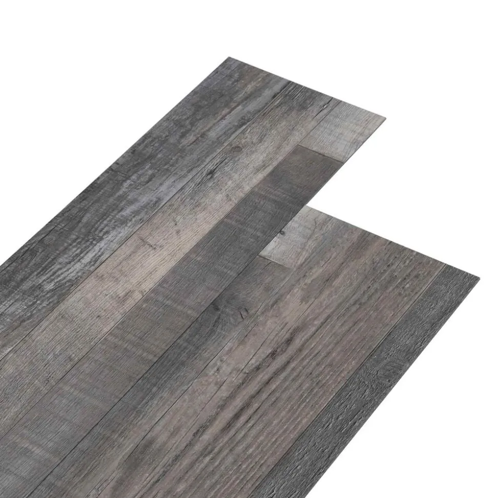 vidaXL Vloerplanken 36 pcs Bruin 5,02 m² PVC
