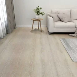 vidaXL Vloerplanken 55 pcs Beige 5,11 m² PVC
