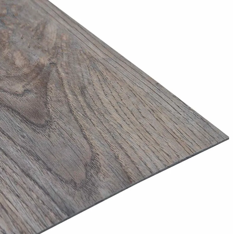 vidaXL Vloerplanken 55 pcs Licht Bruin 5,11 m² PVC