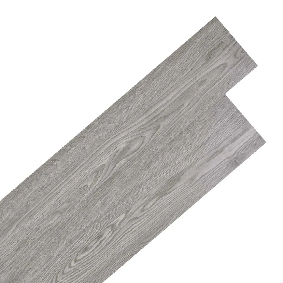 vidaXL Vloerplanken 36 pcs Donkergrijs 5,02 m² PVC