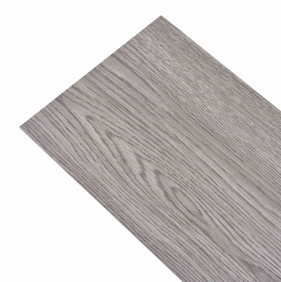 vidaXL Vloerplanken 36 pcs Donkergrijs 5,02 m² PVC