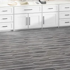 vidaXL Vloerplanken 36 pcs Gestreept Grijs 5,02 m² PVC