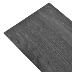 vidaXL Vloerplanken 18 pcs Zwart en Wit 5,26 m² PVC
